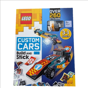 LEGO Build and Stick: Custom Cars LEGO Pieces Book 260 Stickers